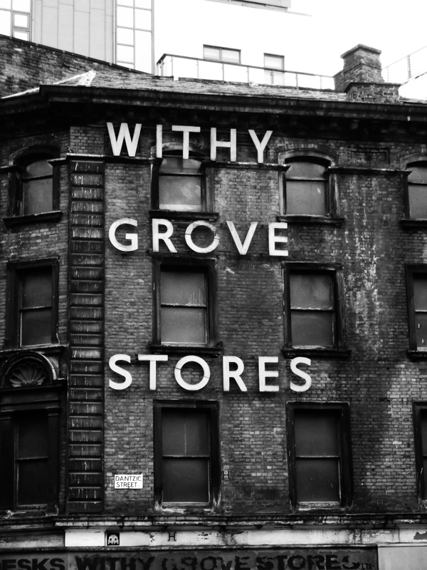 30-09-12 MANCHESTER. Withy Grove Stores Dantzic Street.